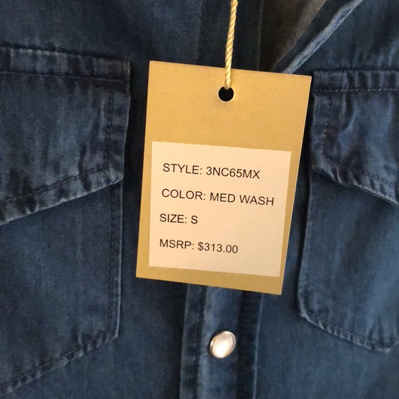 Denim button up shirt - Picture 5 of 8